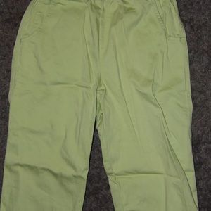 Lime Green Scrub-like Pants
